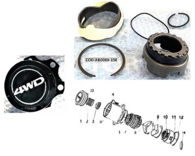 PER SAFARI - PICK-UP TELCO - XENON 4X4 : KIT MAXI RIPARAZIONE 4X4 - COD-AQ0054-TRV333 - COD-AB0069-TRV249