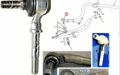 PER INDICA – INDIGO – (tutte le versioni) : BARRA STABILIZZATRICE – TESTINA – COD-W0019-15C – TRV158 – NOS