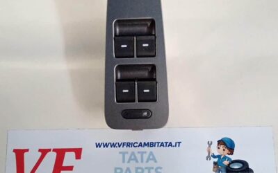 PER TATA VISTA – (tutte le versioni) : PULSANTIERA ALZACRISTALLI E BLOCCO ANT SX – COD-AS0072-81B – NOS