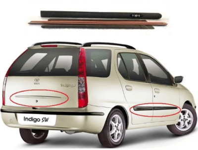 PER INDICA - INDIGO - (tutte le versioni) : PROFILO MODANATURA  PORTIERA POST SX - COD-AA0056 - 11C