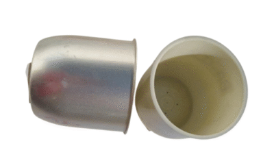 SAFARI : COPPETTA COPRI MOZZO COLORE ALLUMINIO - COD-BA0087 - 77C - VER