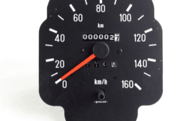 PER PICK-UP TELCOLINE – (tutte le versioni) : TACHIMETRO CONTACHILOMETRI SFONDO NERO – COD-AF0056-58B – NOS