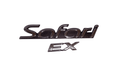 PER SAFARI – PICK-UP TELCO – XENON – (tutte le versioni) : LOGO ” SAFARI EX” – COD-AM0071 – 11B