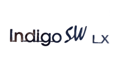 PER INDICA – INDIGO – (tutte le versioni) : LOGO POST INDIGO SW LX – COD-AV0074 – 80A