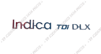 PER INDICA - INDIGO - (tutte le versioni) : LOGO INDICA TDI DLX - COD-BA0059 - 74D