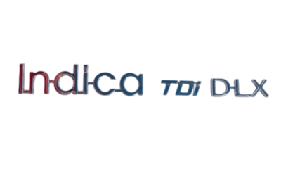 PER INDICA – INDIGO – (tutte le versioni) : LOGO INDICA TDI DLX – COD-BA0059 – 74D