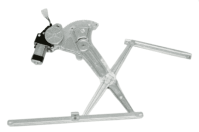 PICK-UP XENON : CREMAGLIERA E MOTORINO PER ALZAVETRO ELETTRICO ANT SX - COD-H0027-TRV366