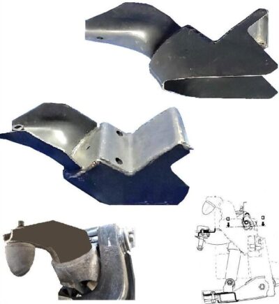 PER PICK-UP XENON : SUPPORTO BRACCIO SOSPENSIONE SUPERIORE DX - COD-V0026-41A NOS