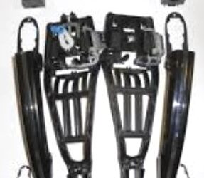 PER TATA ARIA – (tutte le versioni) : PORTIERA – KIT 2 MANIGLIE INTERNE ed ESTERNE ANTER. e POST. SX – COD-AZ0079-81D