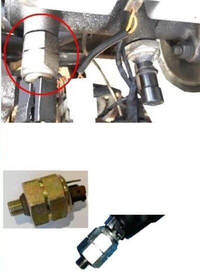 PER SAFARI e PICK-UP TELCO 2.0 TD : INTERRUTTORE STOP SU POMPA FRENI - COD-J0006-COD-Y0072-24B